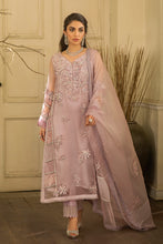 Load image into Gallery viewer, Buy Mushq Eid Festive 2021 - AMARYLLIS | PINK NECTAR Purple Chiffon Eid collection from our official website. Make your this Eid elegance with Mushq festive &#39;21 collection. You can order unstitched as well as customized clothing, Eid outfit at your doorstep. Get Mushq dress in UK, USA, Manchester from Lebaasonline!