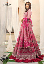 Load image into Gallery viewer, Buy ASIM JOFA LIMITED EDITION | AJLE-12 Rose Pink exclusive chiffon collection of ASIM JOFA WEDDING COLLECTION 2021 from our website. We have various PAKISTANI DRESSES ONLINE IN UK, ASIM JOFA CHIFFON COLLECTION 2021. Get your unstitched or customized PAKISATNI BOUTIQUE IN UK, USA, from Lebaasonline at SALE!