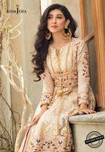 Load image into Gallery viewer, Buy ASIM JOFA LIMITED EDITION | AJLE-10 Beige exclusive chiffon collection of ASIM JOFA WEDDING COLLECTION 2021 from our website. We have various PAKISTANI DRESSES ONLINE IN UK, ASIM JOFA CHIFFON COLLECTION 2021. Get your unstitched or customized PAKISATNI BOUTIQUE IN UK, USA, from Lebaasonline at SALE!
