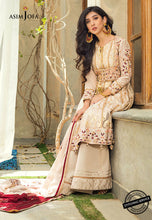 Load image into Gallery viewer, Buy ASIM JOFA LIMITED EDITION | AJLE-10 Beige exclusive chiffon collection of ASIM JOFA WEDDING COLLECTION 2021 from our website. We have various PAKISTANI DRESSES ONLINE IN UK, ASIM JOFA CHIFFON COLLECTION 2021. Get your unstitched or customized PAKISATNI BOUTIQUE IN UK, USA, from Lebaasonline at SALE!