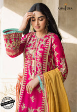 Load image into Gallery viewer, Buy ASIM JOFA LIMITED EDITION | AJLE-05 Fuchsia exclusive chiffon collection of ASIM JOFA WEDDING COLLECTION 2021 from our website. We have various PAKISTANI DRESSES ONLINE IN UK, ASIM JOFA CHIFFON COLLECTION 2021. Get your unstitched or customized PAKISATNI BOUTIQUE IN UK, USA, from Lebaasonline at SALE!