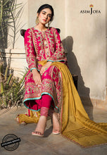 Load image into Gallery viewer, Buy ASIM JOFA LIMITED EDITION | AJLE-05 Fuchsia exclusive chiffon collection of ASIM JOFA WEDDING COLLECTION 2021 from our website. We have various PAKISTANI DRESSES ONLINE IN UK, ASIM JOFA CHIFFON COLLECTION 2021. Get your unstitched or customized PAKISATNI BOUTIQUE IN UK, USA, from Lebaasonline at SALE!