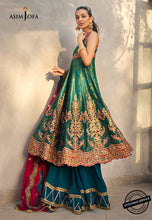 Load image into Gallery viewer, Buy ASIM JOFA LIMITED EDITION | AJLE-03 Teal exclusive chiffon collection of ASIM JOFA WEDDING COLLECTION 2021 from our website. We have various PAKISTANI DRESSES ONLINE, ASIM JOFA CHIFFON COLLECTION 2020. Get your unstitched or customized PAKISATNI DRESS ONLINE IN UK, USA, from Lebaasonline at SALE!