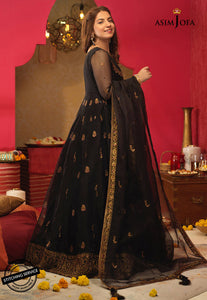 Buy ASIM JOFA RUNG DE FESTICE COLLECTION | AJFC-27 Black exclusive organza collection of ASIM JOFA WEDDING COLLECTION 2021 from our website. We have various PAKISTANI DESIGNER DRESSES IN UK, ASIM JOFA CHIFFON COLLECTION 2021. Get your unstitched or customized PAKISATNI BOUTIQUE IN UK, USA, from Lebaasonline at SALE!