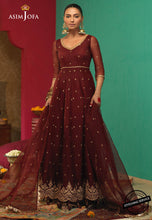 Load image into Gallery viewer, Buy ASIM JOFA RUNG DE FESTICE COLLECTION | AJFC-33 Red exclusive organza collection of ASIM JOFA WEDDING COLLECTION 2021 from our website. We have various PAKISTANI DESIGNER DRESSES IN UK, ASIM JOFA CHIFFON COLLECTION 2021. Get your unstitched or customized PAKISATNI BOUTIQUE IN UK, USA, from Lebaasonline at SALE!