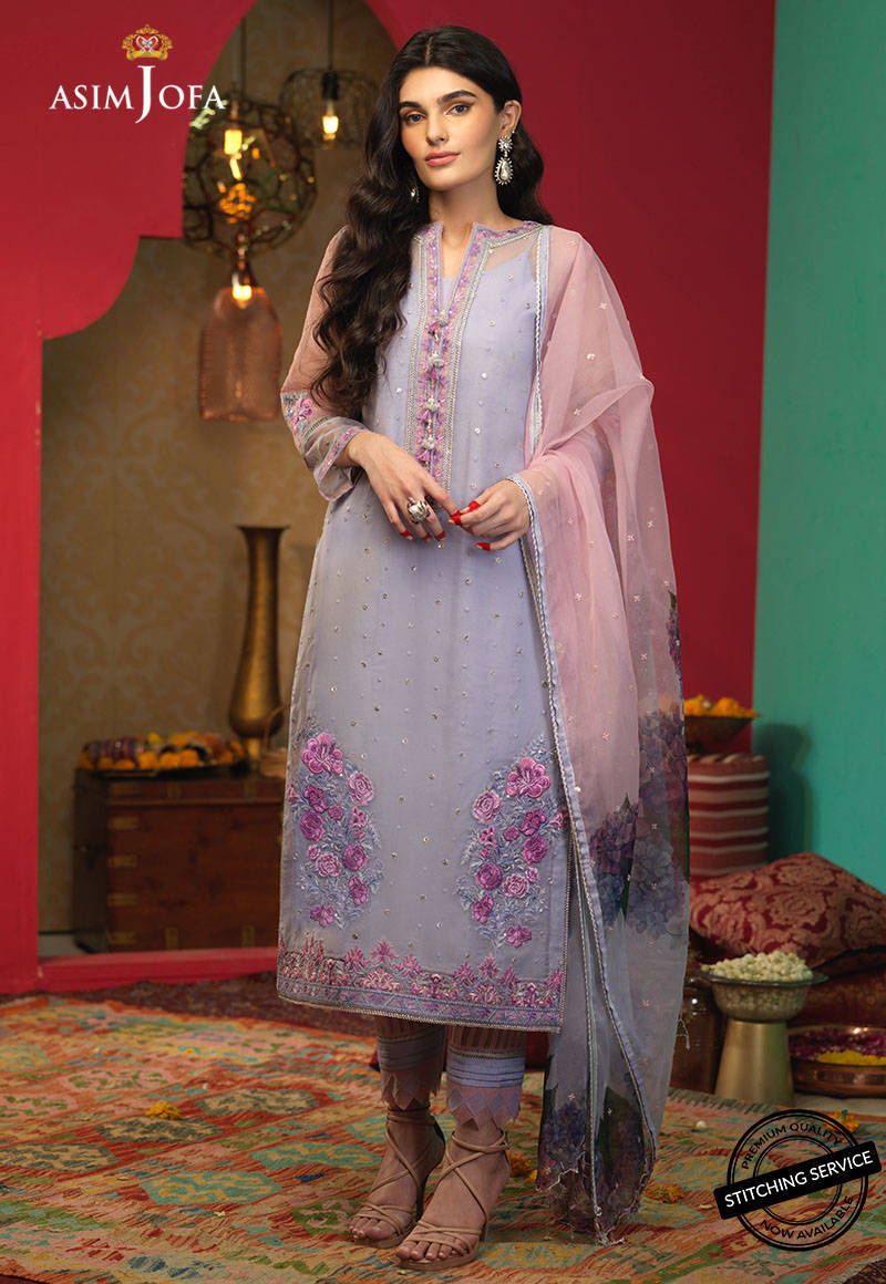 Buy ASIM JOFA RUNG DE FESTICE COLLECTION | AJFC-35 Lilac exclusive organza collection of ASIM JOFA WEDDING COLLECTION 2021 from our website. We have various PAKISTANI DESIGNER DRESSES IN UK, ASIM JOFA CHIFFON COLLECTION 2021. Get your unstitched or customized PAKISATNI BOUTIQUE IN UK, USA, from Lebaasonline at SALE!