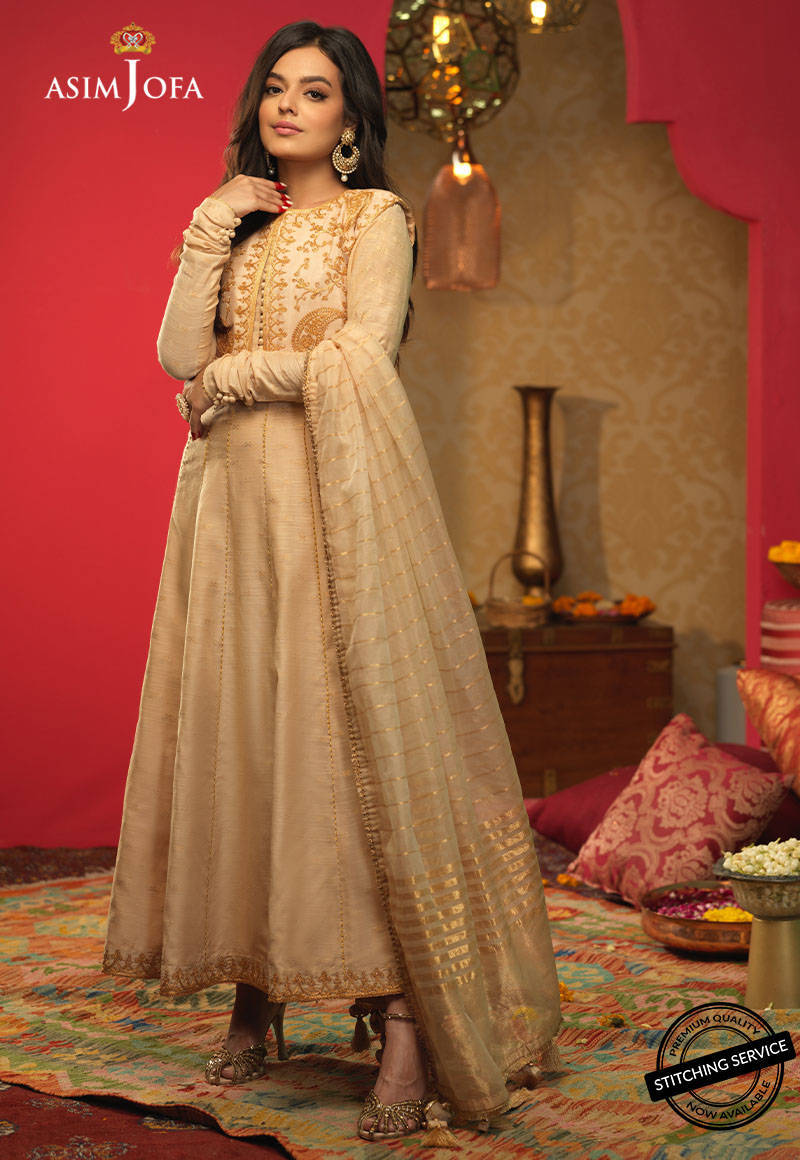Buy ASIM JOFA RUNG DE FESTICE COLLECTION | AJFC-37 Beige exclusive organza collection of ASIM JOFA WEDDING COLLECTION 2021 from our website. We have various PAKISTANI DESIGNER DRESSES IN UK, ASIM JOFA CHIFFON COLLECTION 2021. Get your unstitched or customized PAKISATNI BOUTIQUE IN UK, USA, from Lebaasonline at SALE!