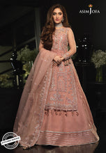 Load image into Gallery viewer, Buy ASIM JOFA | ISHQ-E-NAUBAHAR COLLECTION | AJN-12 Dusty Pink color Pakistani Clothes online UK exclusively from lebaasonline website. We have Pakistani designer brands UK Asim Jofa, Maria B, Baroque UK. Get yours customized for Evening, Party Wear or Wedding dresses online USA, UK, France at Lebaasonline only.