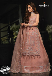 Buy ASIM JOFA | ISHQ-E-NAUBAHAR COLLECTION | AJN-12 Dusty Pink color Pakistani Clothes online UK exclusively from lebaasonline website. We have Pakistani designer brands UK Asim Jofa, Maria B, Baroque UK. Get yours customized for Evening, Party Wear or Wedding dresses online USA, UK, France at Lebaasonline only.