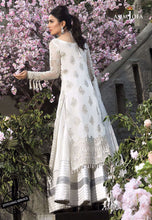 Load image into Gallery viewer, Buy ASIM JOFA MAHSA FESTIVE COLLECTION | AJMC-10 RWhite Pakistani Chiffon Wedding collection exclusively from lebaasonline website We are largest stockists of Asim Jofa Collection 2021 Maria B &amp; Pakistani Celebrities Clothes Pakistani Branded designer suits UK are available online in the UK USA Scotland London New York