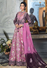 Load image into Gallery viewer, Buy ASIM JOFA MAHSA FESTIVE COLLECTION | AJMC-07 Lilac Pakistani Chiffon Wedding dresses exclusively from lebaasonline website We are largest stockists of Asim Jofa Collection 2021 Maria B Gulal &amp; Pakistani Celebrities Clothes Pakistani Branded designer suits are available online in the UK USA Scotland London New York