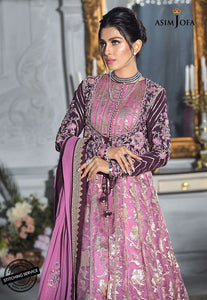 Buy ASIM JOFA MAHSA FESTIVE COLLECTION | AJMC-07 Lilac Pakistani Chiffon Wedding dresses exclusively from lebaasonline website We are largest stockists of Asim Jofa Collection 2021 Maria B Gulal & Pakistani Celebrities Clothes Pakistani Branded designer suits are available online in the UK USA Scotland London New York