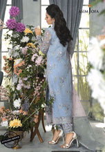 Load image into Gallery viewer, Buy ASIM JOFA MAHSA FESTIVE COLLECTION | AJMC-02 Pakistani Chiffon Wedding dresses exclusively from lebaasonline website. We are largest stockists of Asim Jofa Collection 2021  Maria B, Sobia Nazir &amp; Pakistani Celebrities Clothes. Pakistani Branded suits are available online in the UK, USA, Scotland, London &amp; New York.