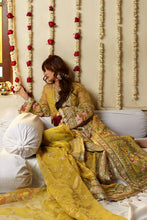 Load image into Gallery viewer, MOHSIN NAVEED RANJHA | NIMBU WEDDING COLLECTION 2023 - SAGAR KINARE Pakistani Wedding Dresses Collection for the very best in unique or custom, luxury chiffon silk dresses from our women&#39;s clothing shop UK. Explore the MNR Luxury Wedding Lehenga, Unstitched &amp; Stitched Ready Made Clothing Online in UK USA and Canada  at Lebaasonline
