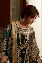 Load image into Gallery viewer, MOHSIN NAVEED RANJHA | BASGUL WEDDING COLLECTION 2023 - SAGAR KINARE Pakistani Wedding Dresses Collection for the very best in unique or custom, luxury chiffon silk dresses from our women&#39;s clothing shop UK. Explore the MNR Luxury Wedding Lehenga, Unstitched &amp; Stitched Ready Made Clothing Online in UK USA and Canada  at Lebaasonline