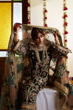 Load image into Gallery viewer, MOHSIN NAVEED RANJHA | BASGUL WEDDING COLLECTION 2023 - SAGAR KINARE Pakistani Wedding Dresses Collection for the very best in unique or custom, luxury chiffon silk dresses from our women&#39;s clothing shop UK. Explore the MNR Luxury Wedding Lehenga, Unstitched &amp; Stitched Ready Made Clothing Online in UK USA and Canada  at Lebaasonline