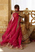 Load image into Gallery viewer, MOHSIN NAVEED RANJHA | KESARI WEDDING COLLECTION 2023 - SAGAR KINARE Pakistani Wedding Dresses Collection for the very best in unique or custom, luxury chiffon silk dresses from our women&#39;s clothing shop UK. Explore the MNR Luxury Wedding Lehenga, Unstitched &amp; Stitched Ready Made Clothing Online in UK USA and Canada  at Lebaasonline