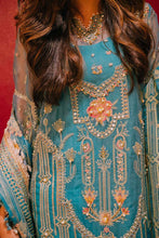 Load image into Gallery viewer, MOHSIN NAVEED RANJHA | WEDDING COLLECTION 2023 - SAGAR KINARE Pakistani Wedding Dresses Collection for the very best in unique or custom, luxury chiffon silk dresses from our women&#39;s clothing shop UK. Explore the MNR Luxury Wedding Lehenga, Unstitched &amp; Stitched Ready Made Clothing Online in UK USA and Canada  at Lebaasonline