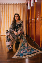 Load image into Gallery viewer, MOHSIN NAVEED RANJHA | BASGUL WEDDING COLLECTION 2023 - SAGAR KINARE Pakistani Wedding Dresses Collection for the very best in unique or custom, luxury chiffon silk dresses from our women&#39;s clothing shop UK. Explore the MNR Luxury Wedding Lehenga, Unstitched &amp; Stitched Ready Made Clothing Online in UK USA and Canada  at Lebaasonline