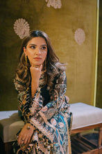 Load image into Gallery viewer, MOHSIN NAVEED RANJHA | BASGUL WEDDING COLLECTION 2023 - SAGAR KINARE Pakistani Wedding Dresses Collection for the very best in unique or custom, luxury chiffon silk dresses from our women&#39;s clothing shop UK. Explore the MNR Luxury Wedding Lehenga, Unstitched &amp; Stitched Ready Made Clothing Online in UK USA and Canada  at Lebaasonline