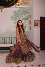 Load image into Gallery viewer, MOHSIN NAVEED RANJHA | JIGRI WEDDING COLLECTION 2023 - SAGAR KINARE Pakistani Wedding Dresses Collection for the very best in unique or custom, luxury chiffon silk dresses from our women&#39;s clothing shop UK. Explore the MNR Luxury Wedding Lehenga, Unstitched &amp; Stitched Ready Made Clothing Online in UK USA and Canada  at Lebaasonline