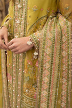 Load image into Gallery viewer, MOHSIN NAVEED RANJHA | NIMBU WEDDING COLLECTION 2023 - SAGAR KINARE Pakistani Wedding Dresses Collection for the very best in unique or custom, luxury chiffon silk dresses from our women&#39;s clothing shop UK. Explore the MNR Luxury Wedding Lehenga, Unstitched &amp; Stitched Ready Made Clothing Online in UK USA and Canada  at Lebaasonline