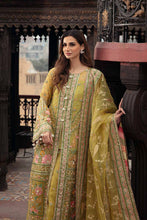 Load image into Gallery viewer, MOHSIN NAVEED RANJHA | NIMBU WEDDING COLLECTION 2023 - SAGAR KINARE Pakistani Wedding Dresses Collection for the very best in unique or custom, luxury chiffon silk dresses from our women&#39;s clothing shop UK. Explore the MNR Luxury Wedding Lehenga, Unstitched &amp; Stitched Ready Made Clothing Online in UK USA and Canada  at Lebaasonline