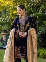 Load image into Gallery viewer, ZAINAB CHOTTANI VELVET COLLECTION 2022 Velvet salwar kameez UK, Embroidered Collection at our Pakistani Designer Dresses Online Boutique. Pakistani Clothes Online UK- SALE, Zainab Chottani Wedding Suits, Luxury Lawn &amp; Bridal Wear &amp; Ready Made Suits for Pakistani Party Wear UK on Discount Price