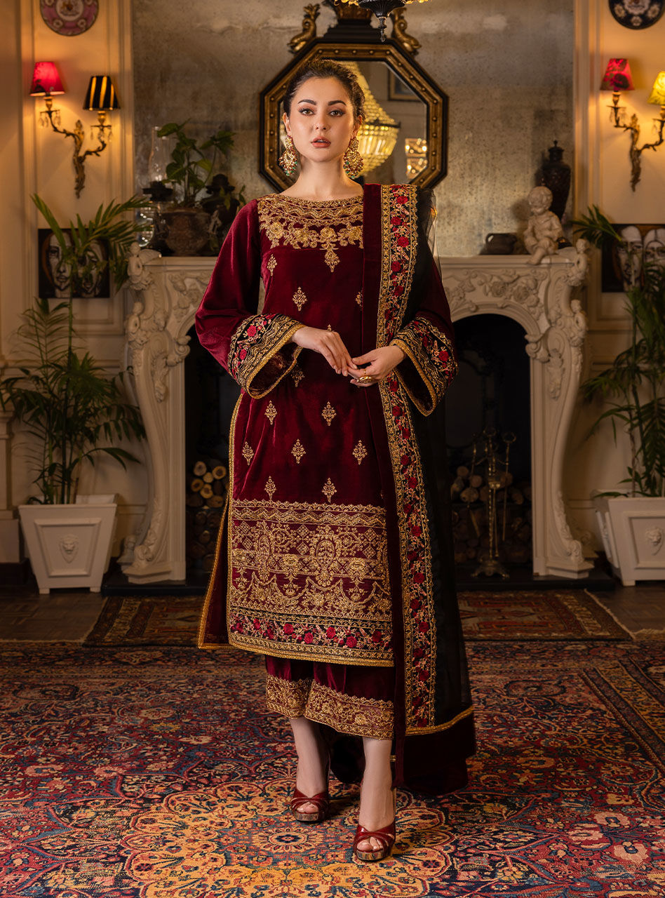 ZAINAB CHOTTANI VELVET COLLECTION 2022 Velvet salwar kameez UK, Embroidered Collection at our Pakistani Designer Dresses Online Boutique. Pakistani Clothes Online UK- SALE, Zainab Chottani Wedding Suits, Luxury Lawn & Bridal Wear & Ready Made Suits for Pakistani Party Wear UK on Discount Price