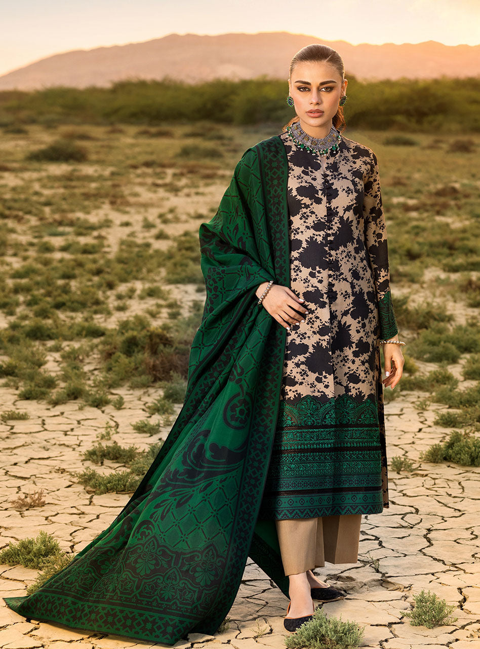 Buy Zainab Chottani | Winter Shawl 2022 Pakistani Embroidered Clothes For Women at Our Online Designer Boutique UK, Indian & Pakistani Wedding dresses online UK, Asian Clothes UK Jazmin Suits USA, Baroque Chiffon Collection 2022 & Eid Collection Outfits in USA on express shipping available @ store Lebaasonline