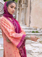 Load image into Gallery viewer, ZAINAB CHOTTANI CHIKANKARI 2021 design with Swarovski Crystals and Embroidered Chiffon Fabric. LebaasOnline has Zainab Chottani Pakistani Party Wear &amp; Pakistani Ready made suits for Online Shopping Worldwide delivering to the UK Germany Birmingham and USA selling 100% original Pakistani Designer Wedding &amp; Bridal Suits.