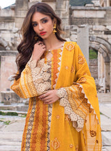 Load image into Gallery viewer, ZAINAB CHOTTANI CHIKANKARI 2021 GUZEL-7B Yellow Dress with Swarovski Crystals and Embroidered Chiffon Fabric. LebaasOnline has Zainab Chottani Pakistani PAKISTANI DRESSES MARIA B M PRINT OFFICIAL for Online Shopping Worldwide delivering to the UK Birmingham and USA selling 100% original Pakistani Designer Wedding Suits
