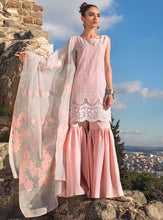 Load image into Gallery viewer, ZAINAB CHOTTANI CHIKANKARI 2021 NERMIN-6B Pink Dress with Swarovski Crystals and Embroidered Chiffon Fabric. LebaasOnline has Zainab Chottani Pakistani NIKAH OUTFITS MARIA B M PRINT OFFICIAL for Online Shopping Worldwide delivering to the UK Birmingham and USA selling 100% original Pakistani Designer Wedding Suits