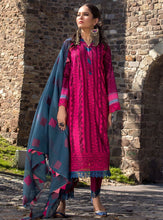 Load image into Gallery viewer, ZAINAB CHOTTANI CHIKANKARI 2021 YILDIZ-5A Purple Dress with Swarovski Crystals and Embroidered Chiffon Fabric. LebaasOnline has Zainab Chottani Pakistani ASIAN PARTY WEAR, MARIA B M PRINT LUXURY for Online Shopping Worldwide delivering to the UK Birmingham and USA selling 100% original Pakistani Designer Wedding Suits
