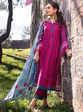 Load image into Gallery viewer, ZAINAB CHOTTANI CHIKANKARI 2021 YILDIZ-5A Purple Dress with Swarovski Crystals and Embroidered Chiffon Fabric. LebaasOnline has Zainab Chottani Pakistani ASIAN PARTY WEAR, MARIA B M PRINT LUXURY for Online Shopping Worldwide delivering to the UK Birmingham and USA selling 100% original Pakistani Designer Wedding Suits