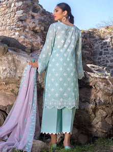 ZAINAB CHOTTANI CHIKANKARI 2021 MELTEM-3B Blue Dress with Swarovski Crystals and Embroidered Chiffon Fabric. LebaasOnline has Zainab Chottani Pakistani NIKAH OUTFITS MARIA B M PRINT UK for Online Shopping Worldwide delivering to the UK Birmingham and USA selling 100% original Pakistani Designer Wedding Suits