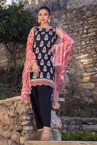 ZAINAB CHOTTANI | TAHRA LAWN | MYSTIC ROSE - B Black Dress with fine Embroidered lawn Fabric. LebaasOnline has Zainab Chottani Pret, MARIA B Pakistani Party Wear & PAKISTANI DESIGNER BRANDS for Online Shopping Worldwide, delivering to the UK, Germany, Birmingham and USA selling Pakistani Designer Wedding & Bridal Suits