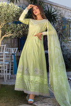 Load image into Gallery viewer, ZAINAB CHOTTANI | TAHRA LAWN | SUMMER FIZZ - A Light Green Dress with fine Embroidered lawn Fabric. LebaasOnline has Zainab Chottani Pret, Pakistani Party Wear &amp; Pakistani Ready made suits for Online Shopping Worldwide, delivering to the UK, Germany, Birmingham and USA selling Pakistani Designer Wedding &amp; Bridal Suits.