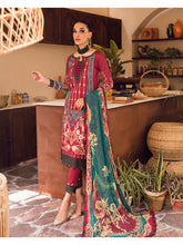 Load image into Gallery viewer, GULAAL LUXURY LAWN VOL II | DARIA MAROON Lawn is exclusively available @lebasonline. We have express shipping of Pakistani Wedding dresses 2022 of Maria B Lawn 2022, Gulaal lawn 2022. The Pakistani Suits UK is available in customized at doorstep in UK, USA, Germany, France, Belgium from lebaasonline in SALE price!