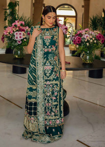  CRIMSON | WEDDING COLLECTION '21 | SHEESHAY HAZARON | EMERALD Green Bridal dress is exclusively available @lebaasonline. The PAKISTANI BRIDAL DRESSES ONLINE is available in MARIA B, QALAMKAR WEDDING DRESSES UK and can be customized for Wedding outfits. The INDIAN WEDDING DRESSES ONLINE UK have fine embroidery on it. 
