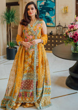 Load image into Gallery viewer,  CRIMSON | WEDDING COLLECTION &#39;21 | SHEESHAY HAZARON | KAYSERI Yellow Bridal dress is exclusively available @lebaasonline. The INDIAN BRIDAL DRESSES ONLINE is available in MARIA B, QALAMKAR WEDDING DRESSES USA and can be customized for Wedding outfits. The PAKISTANI WEDDING DRESSES ONLINE UK have fine embroidery on it.