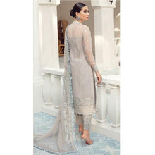 Load image into Gallery viewer, GULAAL | PREMIUM EMBROIDERED CHIFFON 21 | NOOR Silver Pakistani Designer dress @lebaasonline. The Pakistani Bridal dresses online UK can be customized at our place. We have various brands such as Maria B, Gulaal for Indian Wedding dresses online USA. Get Latest wedding collection &#39;21 in USA, UK, France!