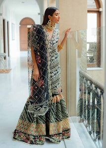 CRIMSON | WEDDING COLLECTION '21 | SHEESHAY HAZARON | ONYX Black Bridal dress is exclusively available @lebaasonline. The INDIAN WEDDING DRESSES ONLINE is available in MARIA B, QALAMKAR WEDDING DRESSES USA and can be customized for Wedding outfits. The PAKISTANI BRIDAL DRESSES ONLINE UK have fine embroidery on it.