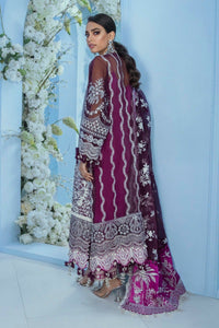 Nura - Luxury Festive Collection 21 | Magenta Organza dress is exclusively available @lebaasonline. The Pakistani Bridal dresses online USA includes various brands such as Maria B, Nura by Sana Safinaz. Indian Bridal dresses online UK can be customized for evening & Party wear. Get dresses in UK, USA, France at SALE!