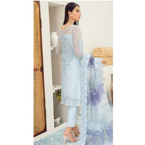 GULAAL | PREMIUM EMBROIDERED CHIFFON 21 | ASHK Blue Pakistani Designer dress @lebaasonline. The Indian Bridal dresses online USA can be customized at our place. We have various brands such as Maria B, Gulaal for Indian Wedding dresses online USA. Get Latest wedding collection '21 in USA, UK, France at Lebaasonline!