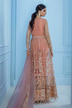 Load image into Gallery viewer, Nura - Luxury Festive Collection 21 | Peach Organza dress is exclusively available @lebaasonline. The Pakistani Bridal dresses online USA includes various brands such as Maria B, Nura by Sana Safinaz. Indian Bridal dresses online UK can be customized for evening &amp; Party wear. Get dresses in UK, USA, France at SALE!