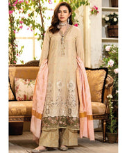 Load image into Gallery viewer, Buy Manara Luxury Lawn 2021, Golden from Lebaasonline Pakistani Clothes Stockist in the UK best price- SALE ! Shop Noor LAWN 2021, Maria B Lawn 2021 Summer Suits, Pakistani Clothes Online UK for Wedding, Party &amp; Bridal Wear. Indian &amp; Pakistani Summer Dresses by Manara Luxury Lawn 2021 in the UK &amp; USA at LebaasOnline.