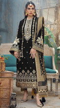 Load image into Gallery viewer, ANAYA VELVET COLLECTION | VELOUR DE FETE &#39;21 | NOELLE | 02 Black VELVET SALWAR SUITS DESIGNS  is available with us. We have various VELVET SALWAR SUITS DESIGNS in Maria B, Sana Safinaz, Anaya. The INDIAN VELVET SALWAR KAMEEZ can be customized and delivered at your doorstep in USA, Germany, Austria from Lebaasonline