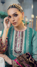 Load image into Gallery viewer, ANAYA VELVET COLLECTION | VELOUR DE FETE &#39;21 | ENYA | 08 Green VELVET SALWAR SUITS DESIGNS  is available with us. We have various VELVET SALWAR SUITS DESIGNS in Maria B, Sana Safinaz, Anaya. The INDIAN VELVET SALWAR KAMEEZ can be customized and delivered at your doorstep in USA, Germany, Austria from Lebaasonline