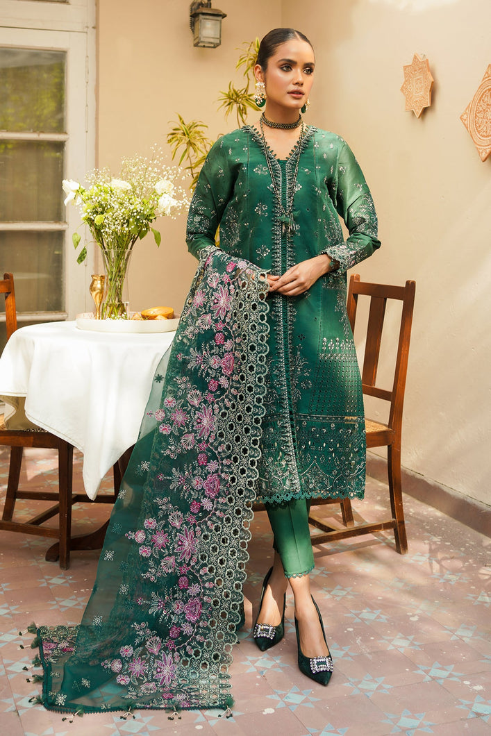 Buy BAROQUE | SWISS VOILE'23 EMBROIDERED LAWN Suits available in Next day shipping @Lebaasonline. We are the Largest Baroque Designer Suits in London UK with shipping worldwide including UK, Canada, Norway, USA. The Pakistani Wedding Chiffon Suits USA can be customized. Buy Baroque Suits online in Germany on SALE!